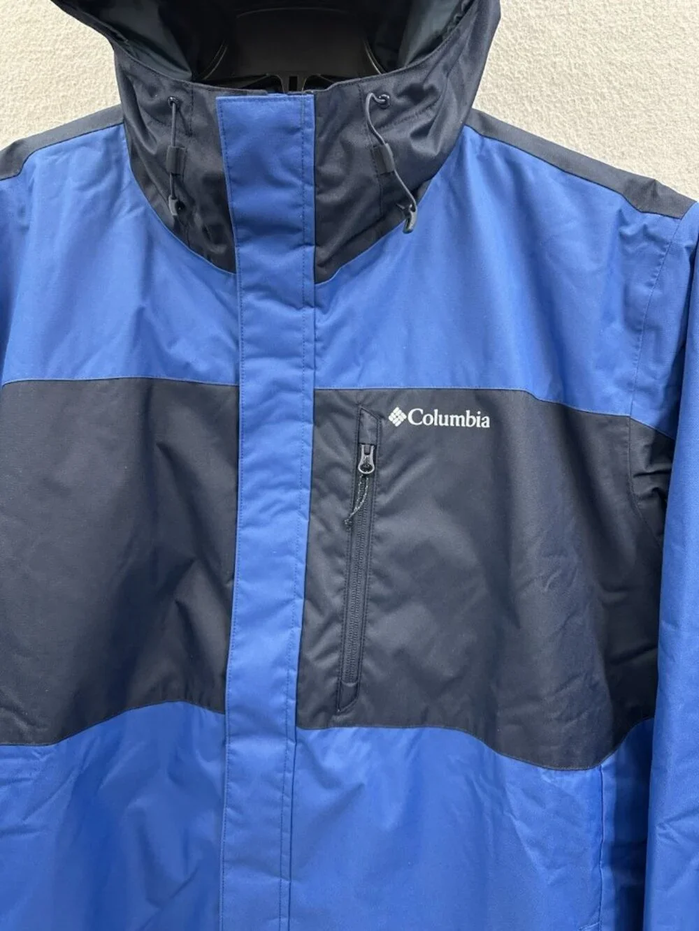 Columbia Jacket Men 3XL Tipton Peak III Insulated Omni-Tech Blue Reflective